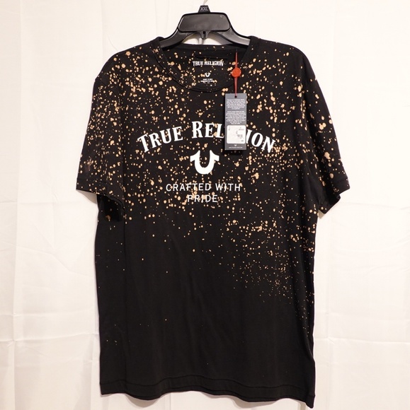 🆕TRUE RELIGION BLEACHED VINTAGE TEE SHIRT - Picture 3 of 4